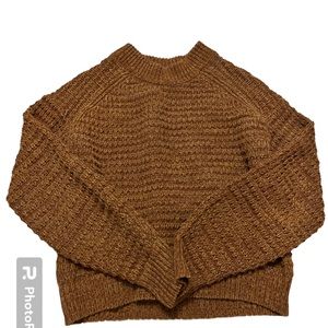 brown knit sweater